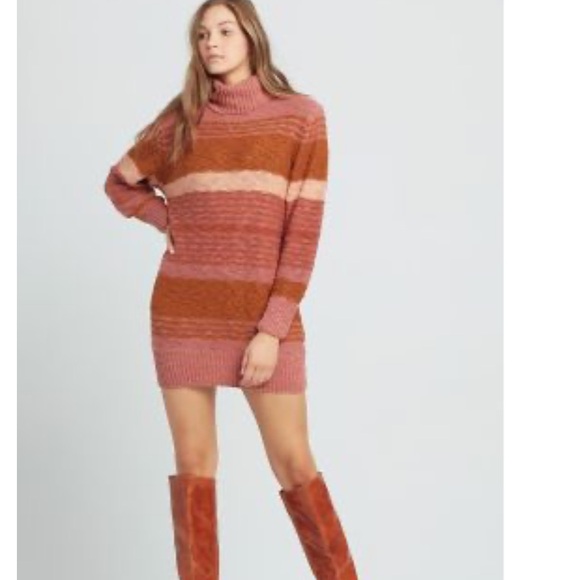 L*Space Jetsetter Turtleneck Sweater Dress - Picture 1 of 4